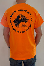 Load image into Gallery viewer, When Others Quit Deutsch Drahthaar Short Sleeve T-Shirt - Safety Orange
